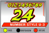 LAYERED NUMBER SET U-3